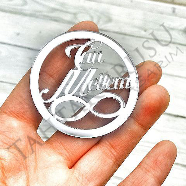 Pleksi ayna lazer kesim Yuvarlak3